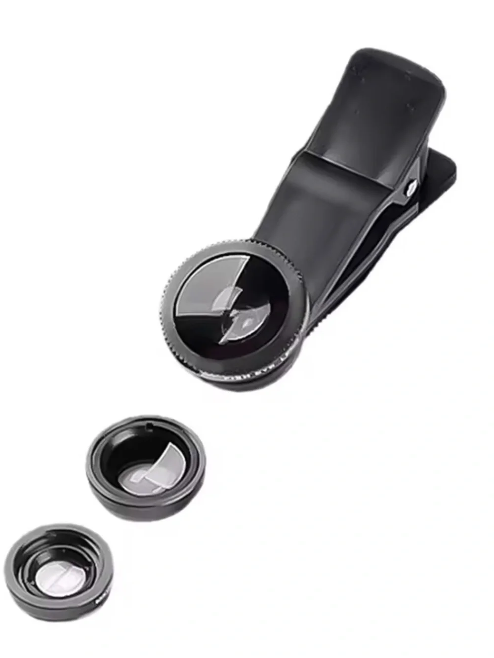 3 in 1 Clip Camera Lens Kit 180° Fish Eye +0.67X Wide Angle + Macro Lens Phone L